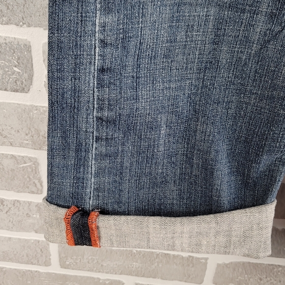 WÖRN Jeans High Quality Heavy Stitched Wide Leg Denim Jeans Women's Size 8 - Picture 7 of 16